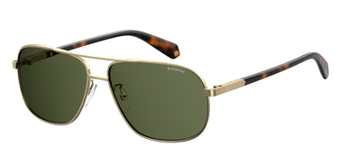 Men Polaroid Sunglasses: PLD 2074/S/X - Gold - SpecSMART Eye Clinic (Diagonal View)